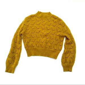 ASTR the Label Pointelle Sweater